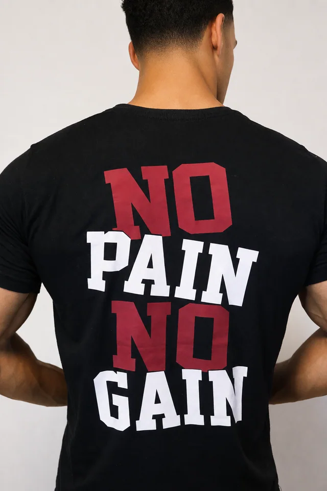 No Pain No Gain T-Shirt — men's training apparel